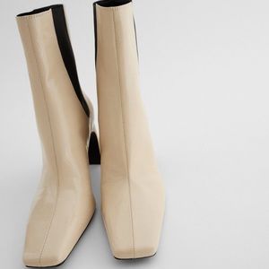 Zara Patent Leather Boots